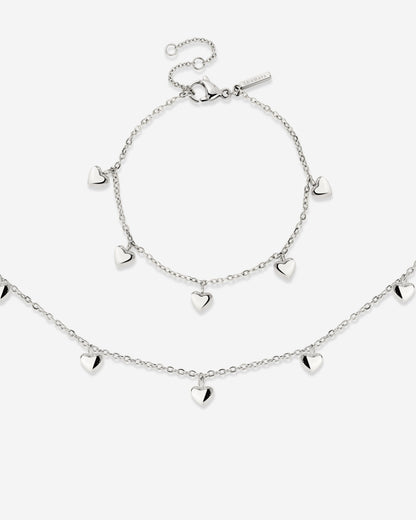 Lovely Heart Bundle Silber