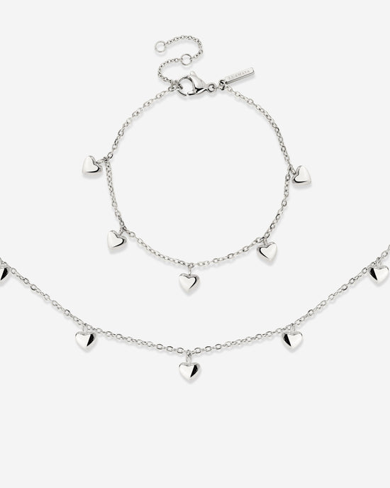 Lovely Heart Bundle Silber