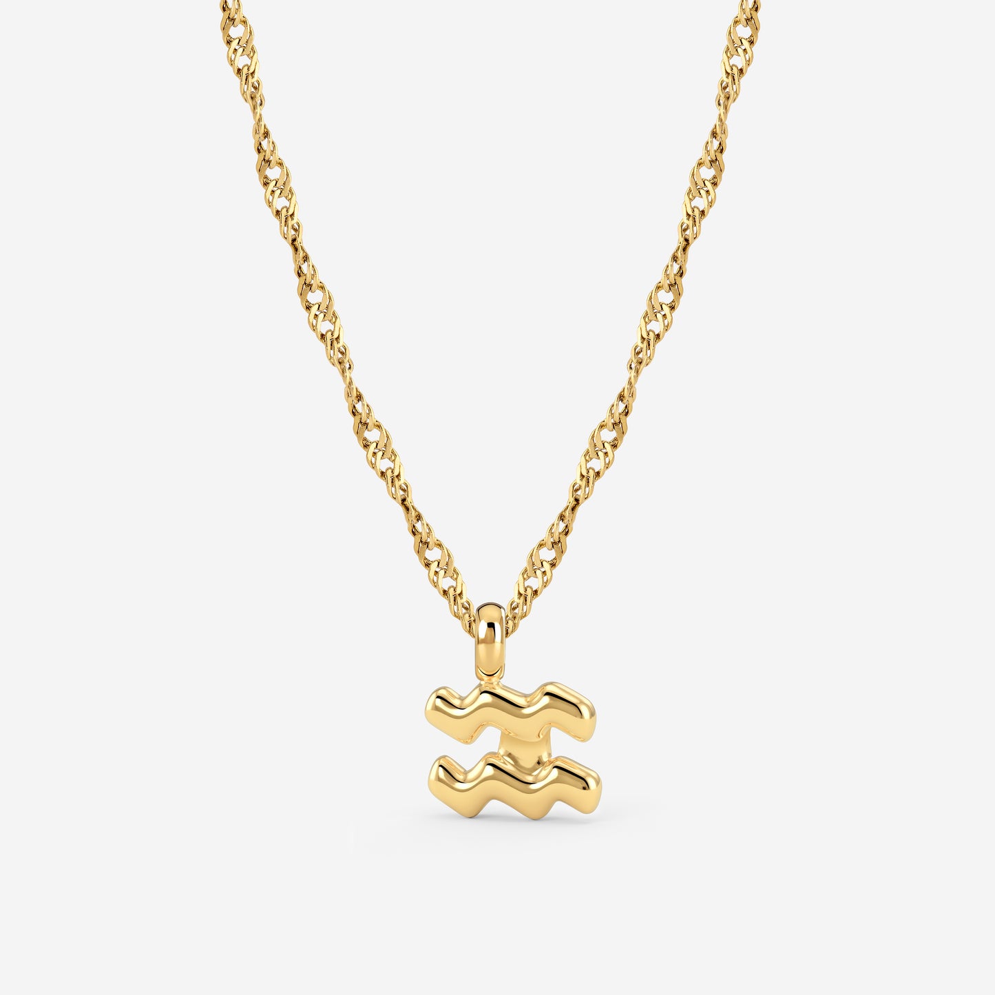 Aquarius Bubble Necklace Gold