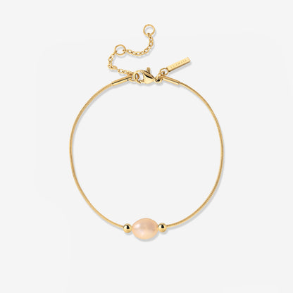 Blush Pearl Bracelet Gold