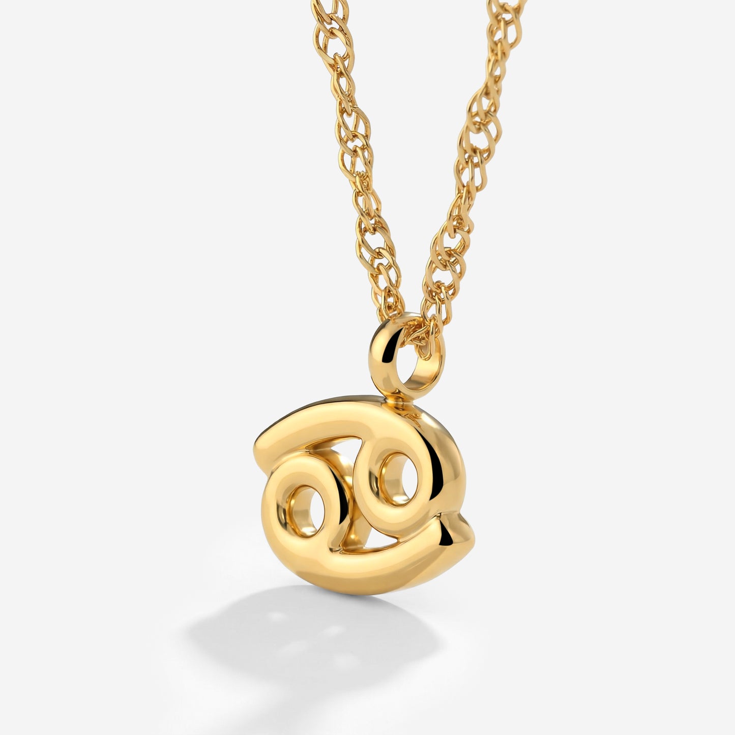 Cancer Bubble Necklace Gold
