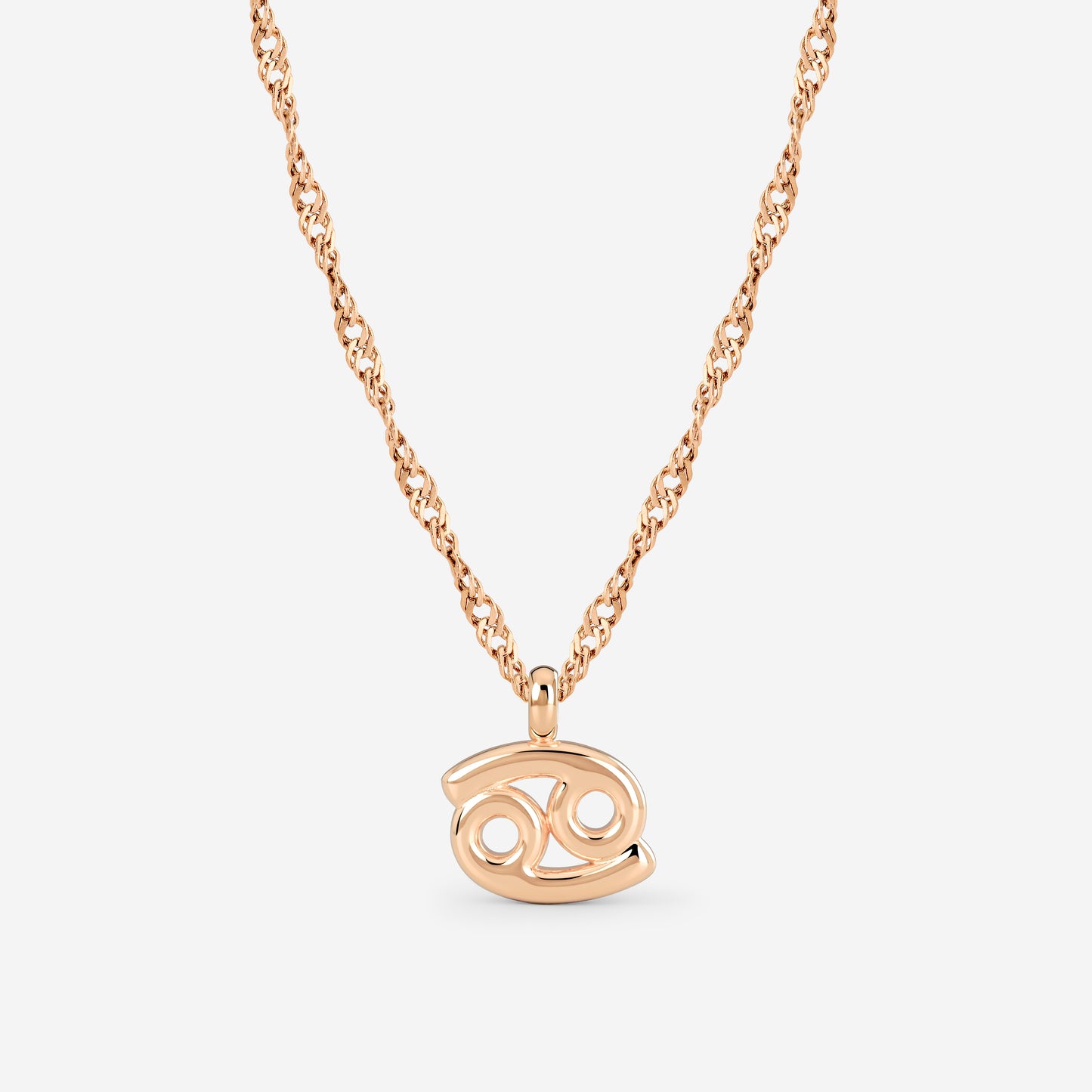 Cancer Bubble Necklace Roségold