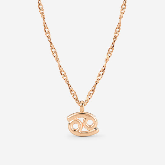 Cancer Bubble Necklace Roségold