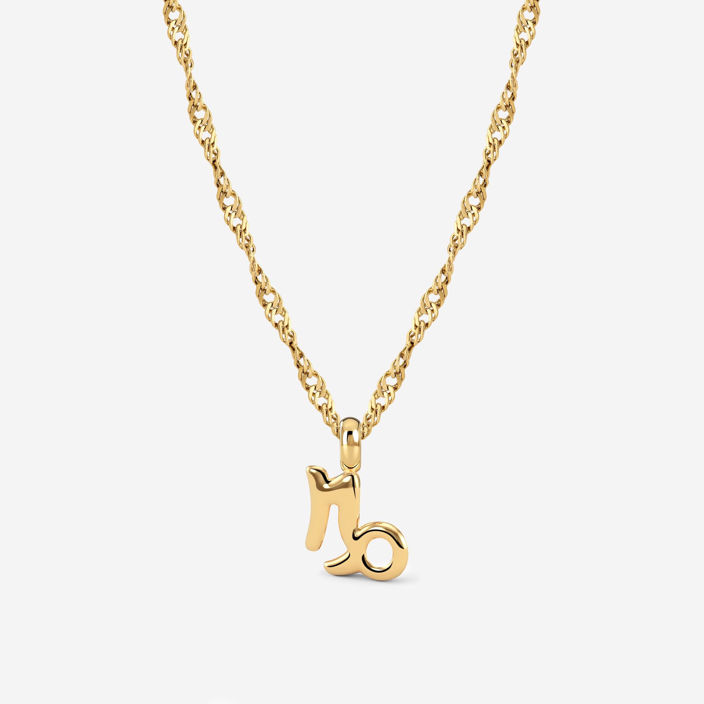 Capricorn Bubble Necklace Gold