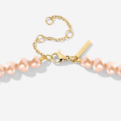 Dusty Rose Perlita Choker Gold