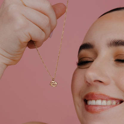 Cancer Bubble Necklace Roségold