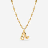 Leo Bubble Necklace Gold