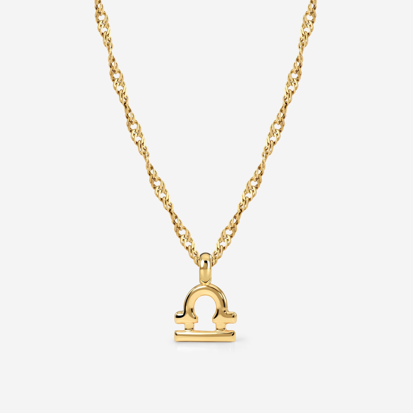 Libra Bubble Necklace Gold