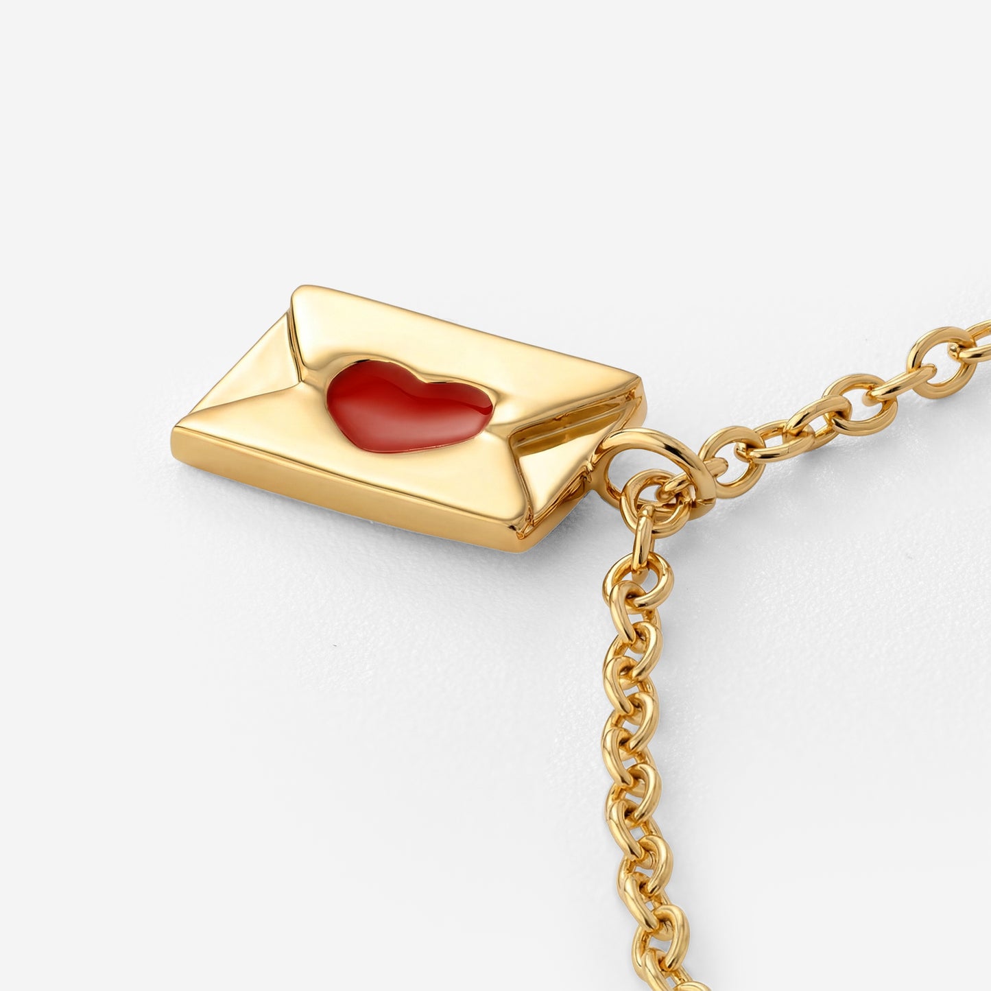 Love Letter Necklace Gold