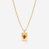 Love Letter Necklace Gold