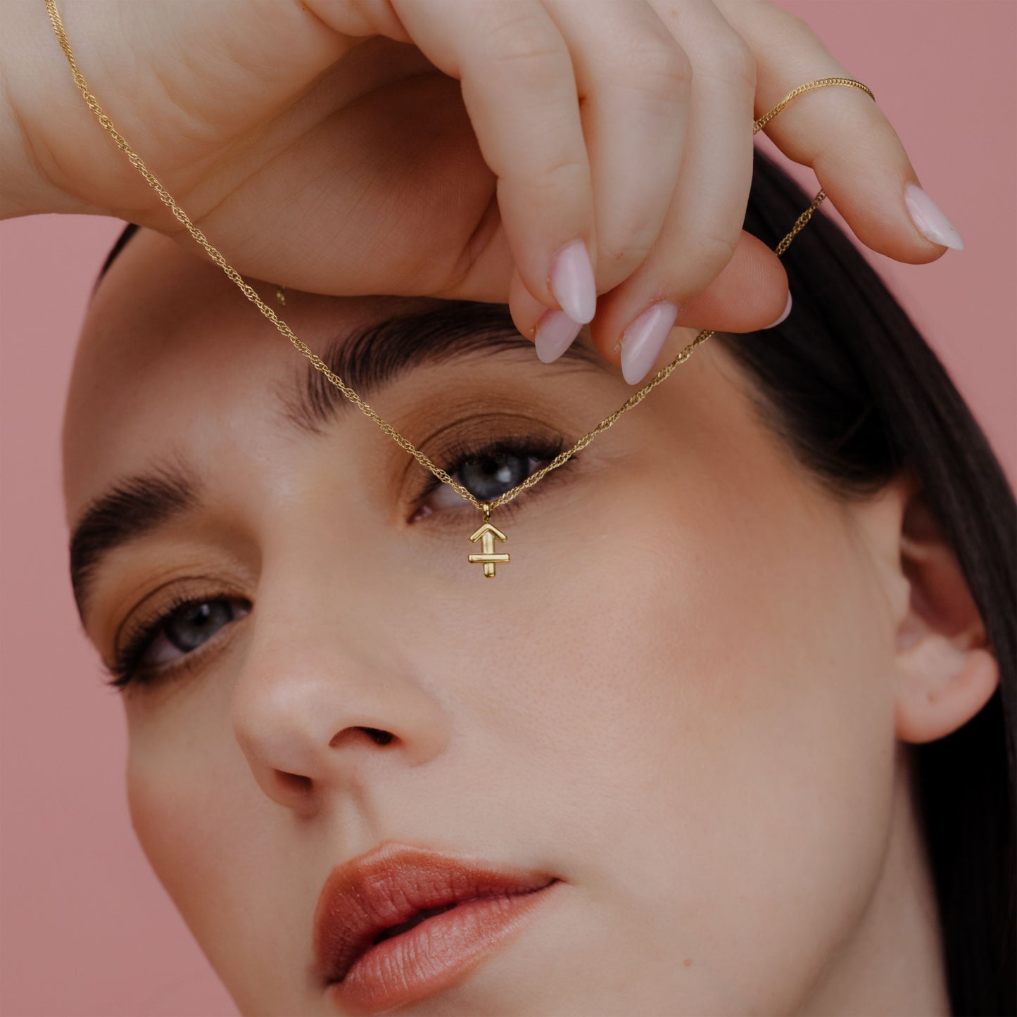 Classic Chain Charm Necklace Set