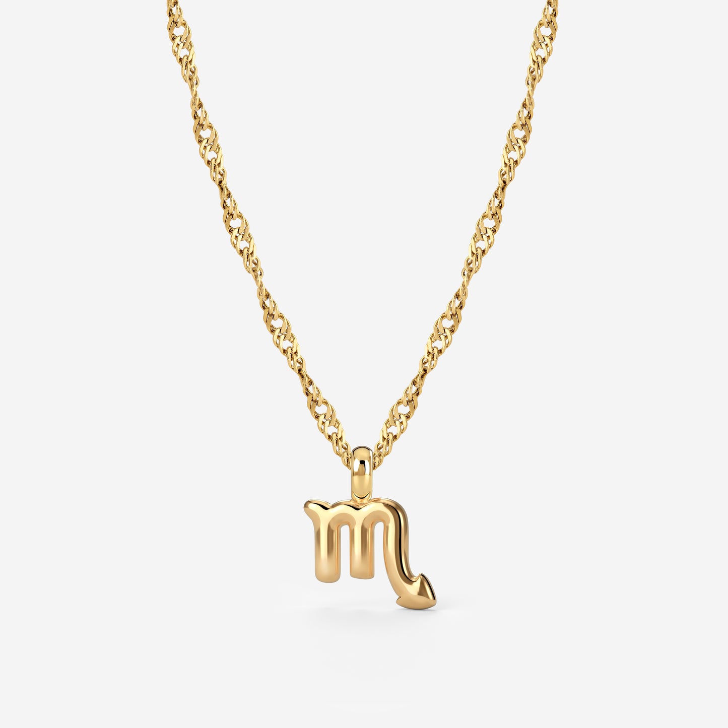 Scorpio Bubble Necklace Gold