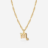 Scorpio Bubble Necklace Gold