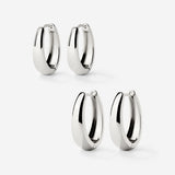 Seeker Hoop Bundle Silber