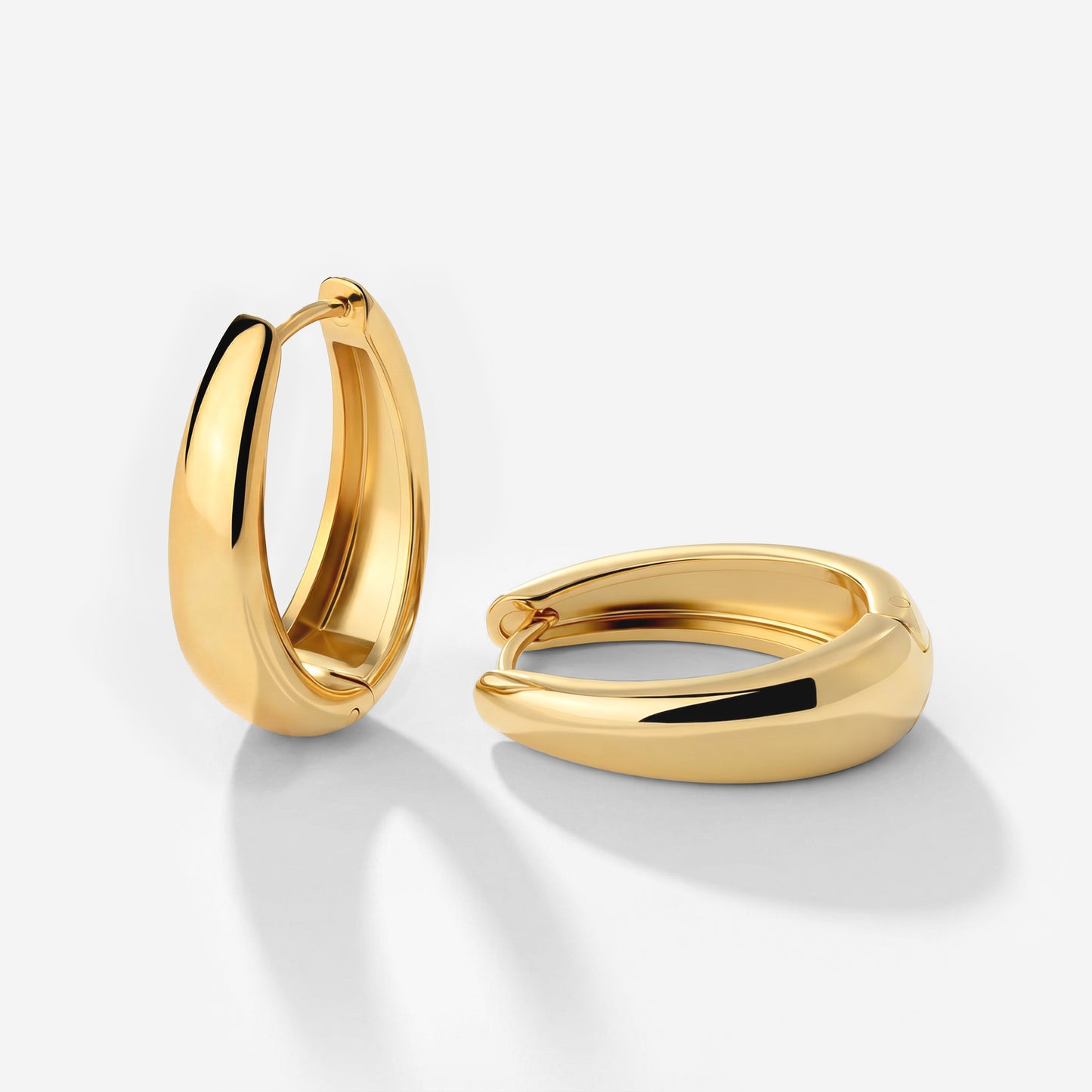 Seeker Hoops Medium Gold