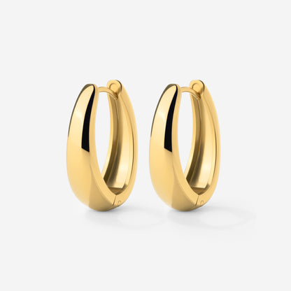 Seeker Hoops Medium Gold