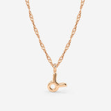 Taurus Bubble Necklace Roségold