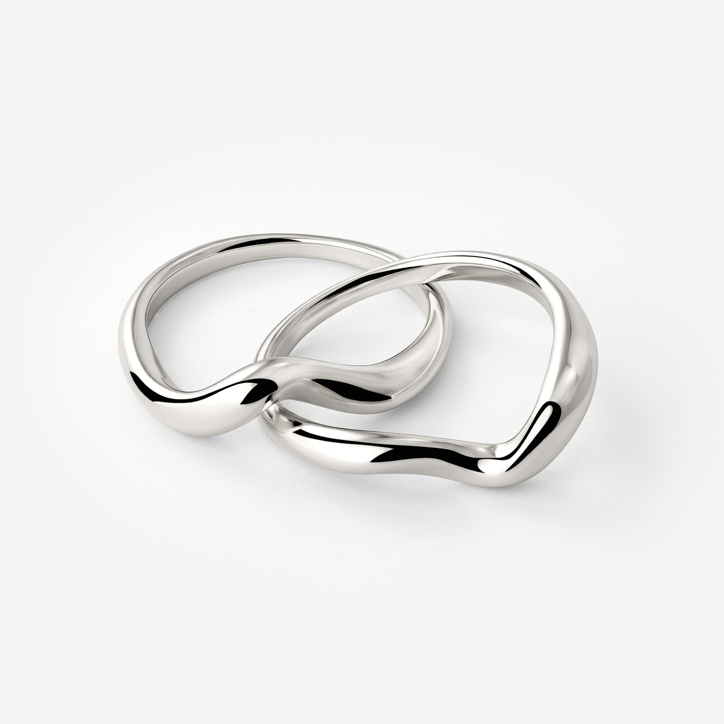 Twinsies Ring Silber