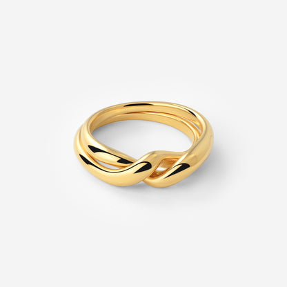 Twinsies Ring Gold