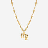 Virgo Bubble Necklace Gold