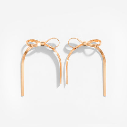Sweet Bow Earrings Roségold