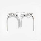 Sweet Bow Earrings Silber
