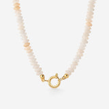 Blushstone Charm Necklace Gold