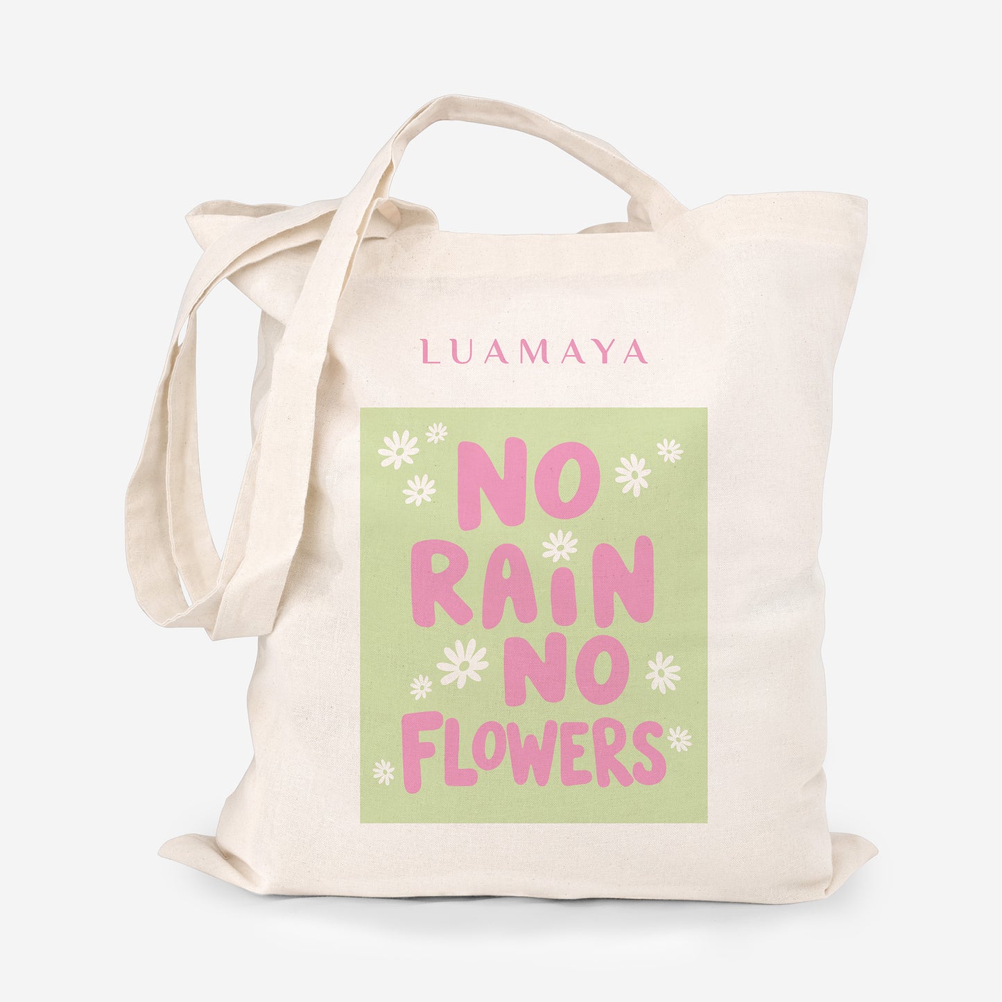 FREE Jutetasche no rain no flowers