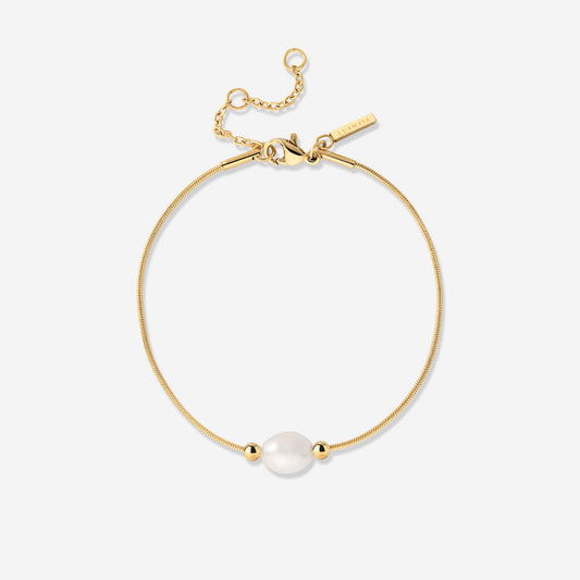 Minimalist Pearl Bracelet Gold