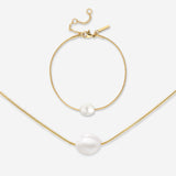 Minimalist Pearl Bundle Gold