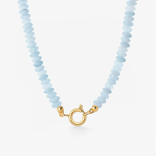 Seastone Charm Necklace Gold