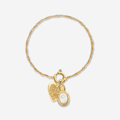 Singapore Chain Charm Bracelet Set