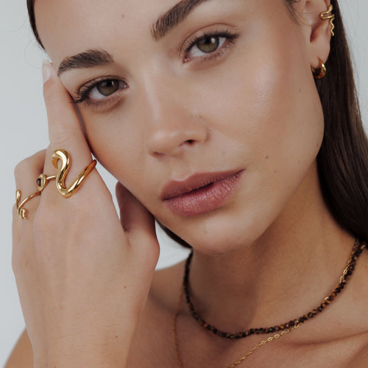 Coiled Ring Gold