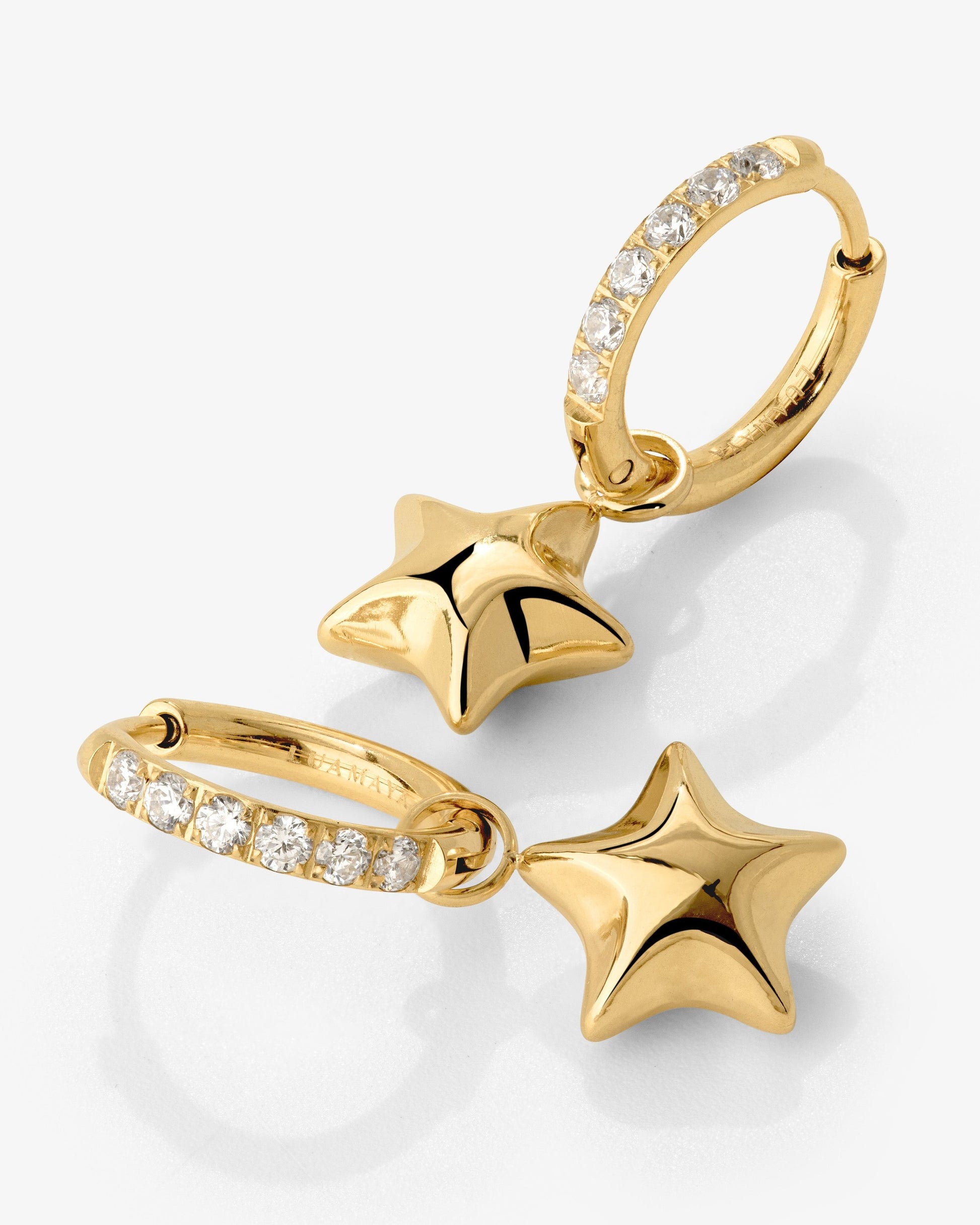 Nova Glimmer Hoop Set Small Gold
