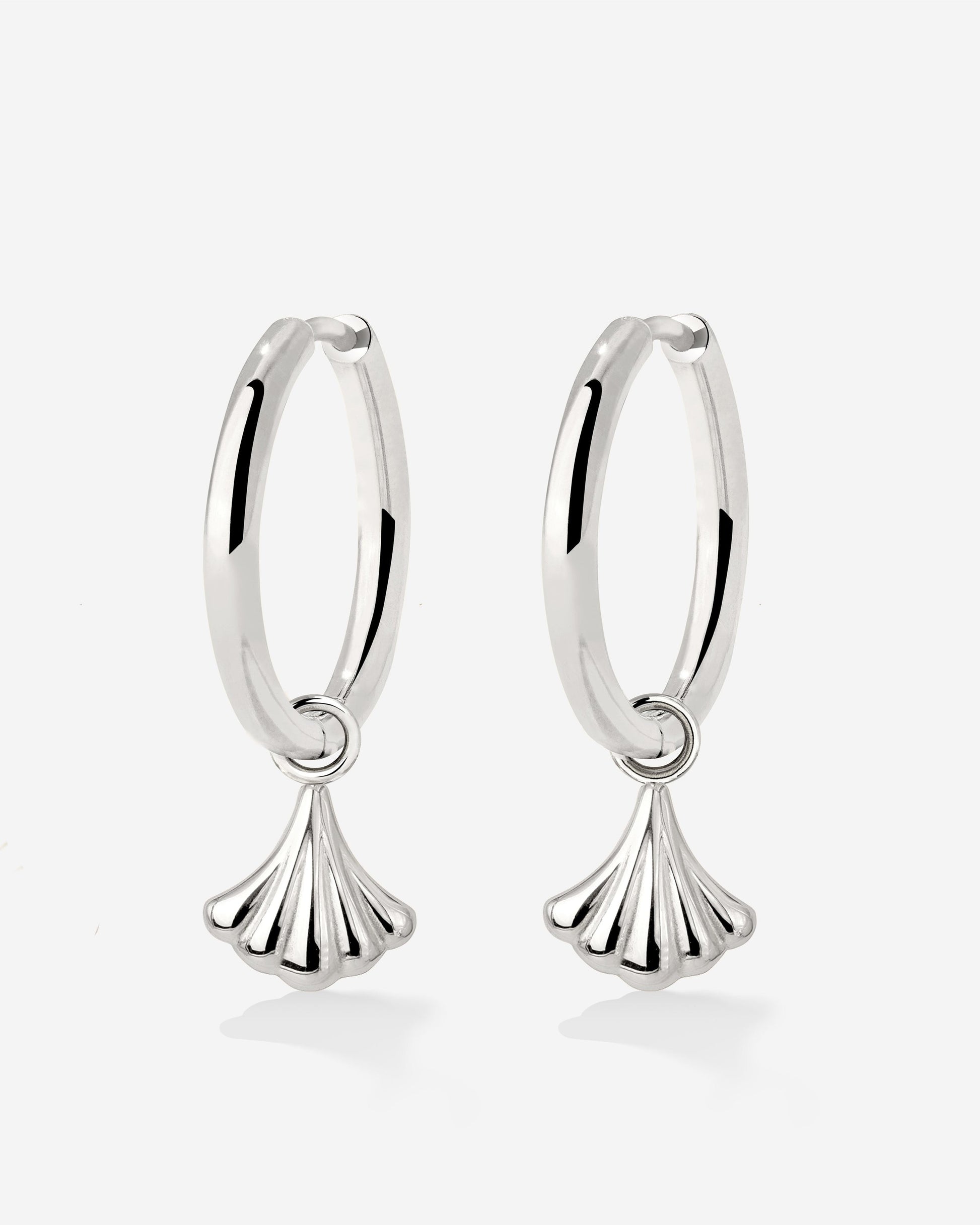 Forever Yours Hoop Set Medium Silber