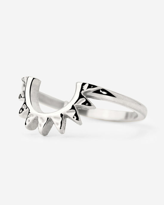 Sun Ray Ring Silber