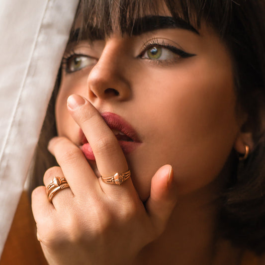 Scarab Ring Roségold
