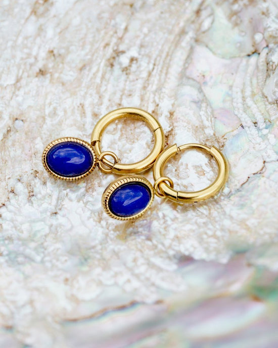 Deep Sea Hoop Set Small Roségold