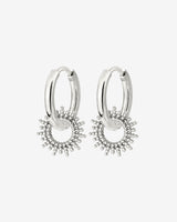 Sunny Hoop Set Small Silber