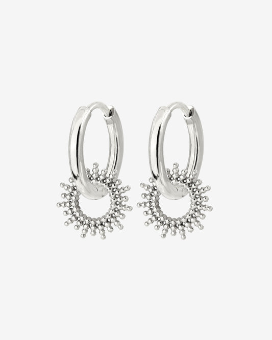 Sunny Hoop Set Small Silber