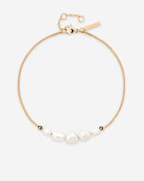 Pearlessence Anklet Roségold