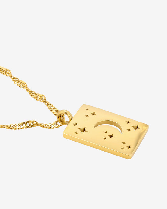 Midnight Lover Necklace Gold