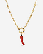 Chili Singapore Chain Necklace Set Gold