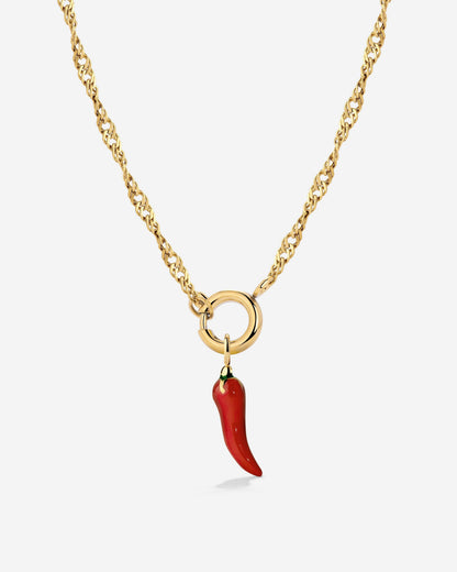 Chili Singapore Chain Necklace Set Gold