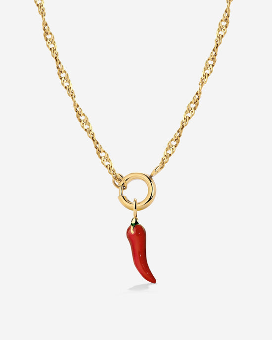 Chili Singapore Chain Necklace Set Gold