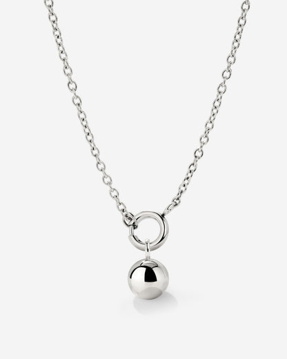 Bubbly Classic Chain Necklace Set Silber