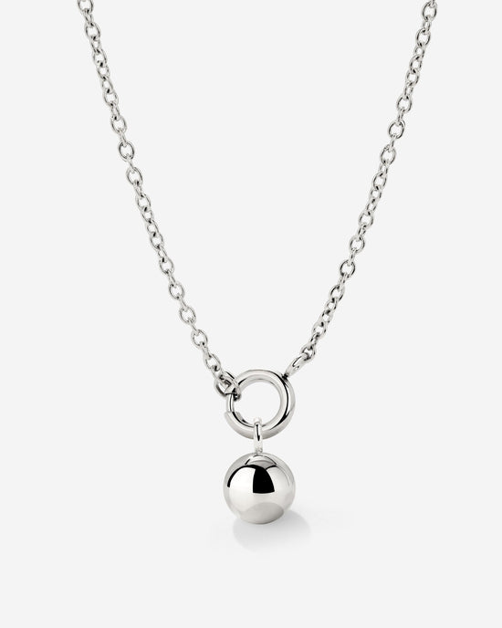 Bubbly Classic Chain Necklace Set Silber
