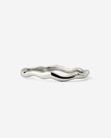 Flowing Ring Silber
