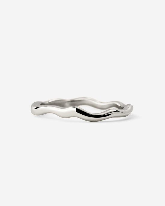 Flowing Ring Silber