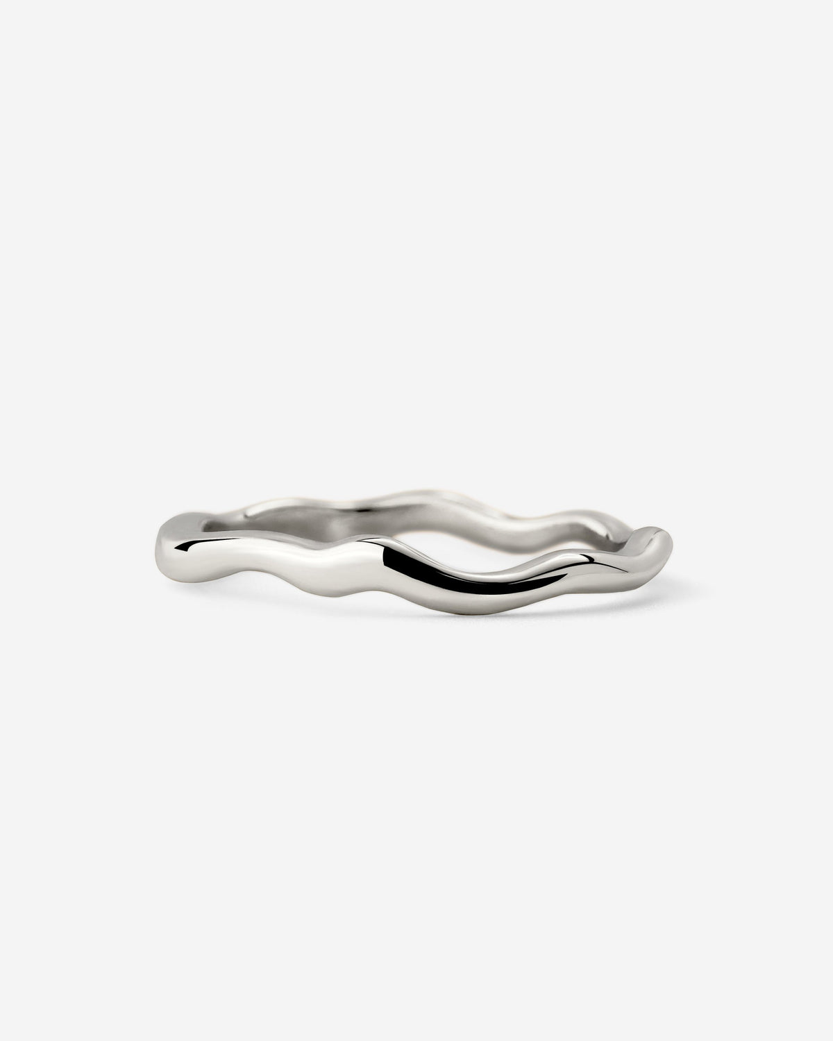 Flowing Ring Silber